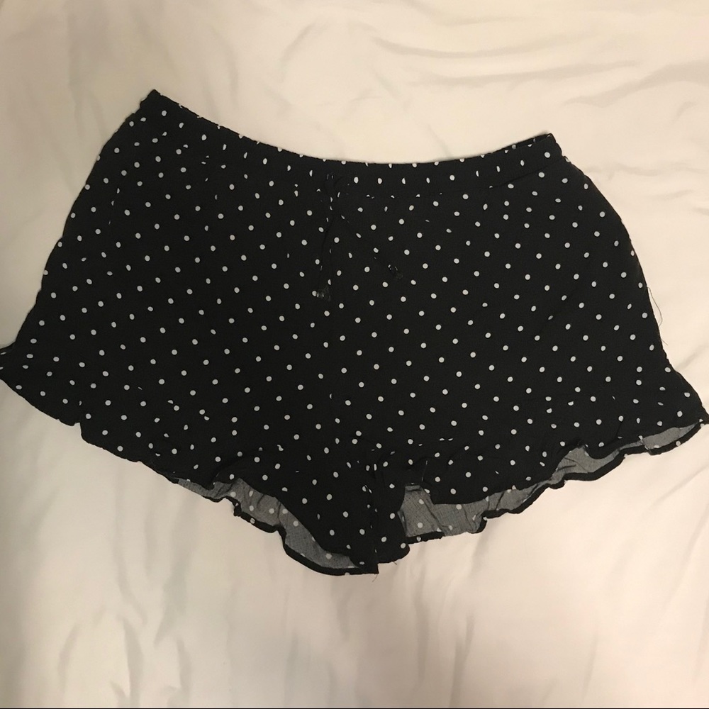 MOSSIMO Polka Dot Ruffled Shorts
